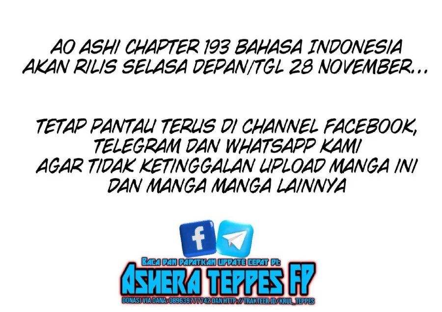Ao Ashi — Chapter 192, halaman 20