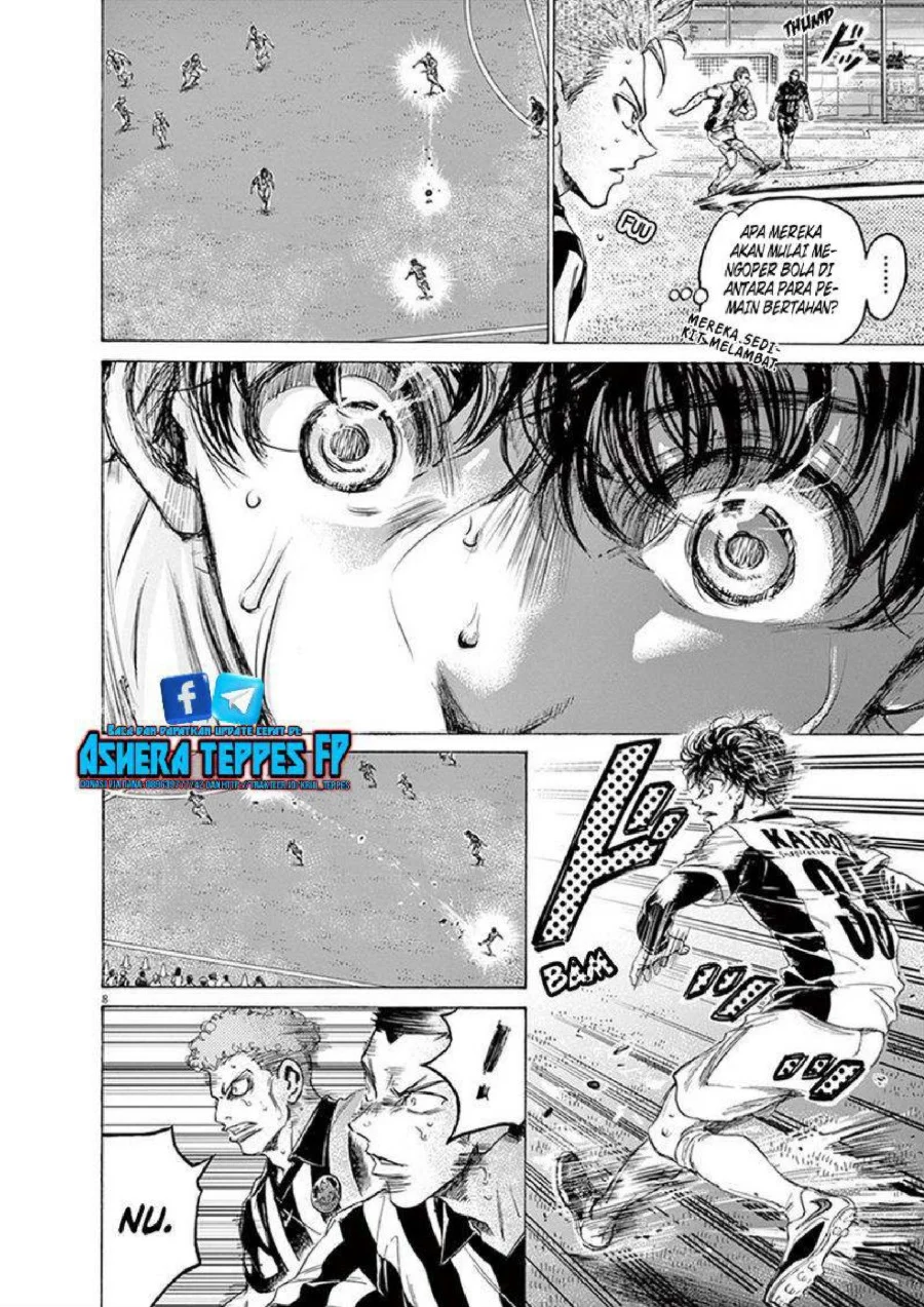 Ao Ashi — Chapter 192, halaman 9