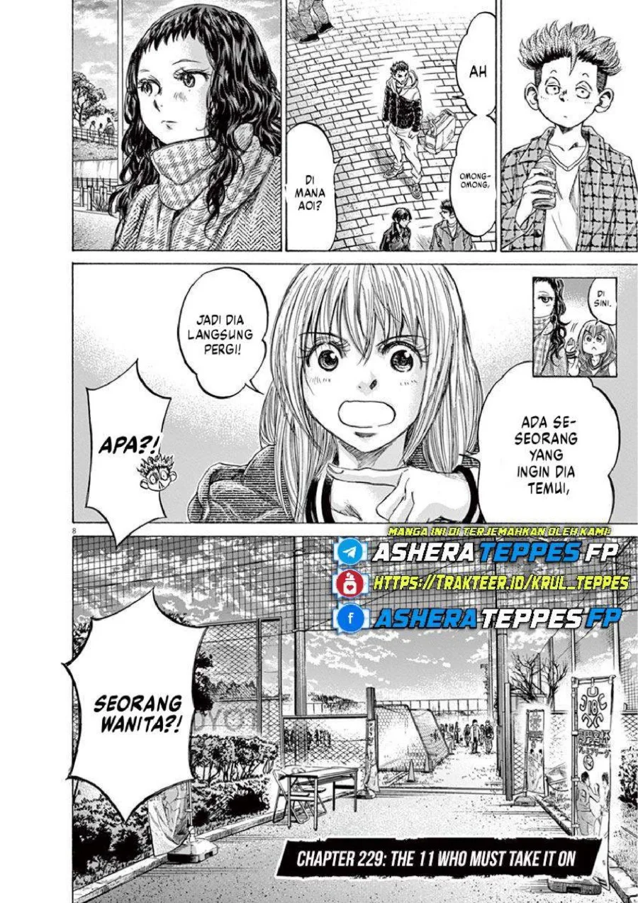 Ao Ashi — Chapter 229, halaman 9