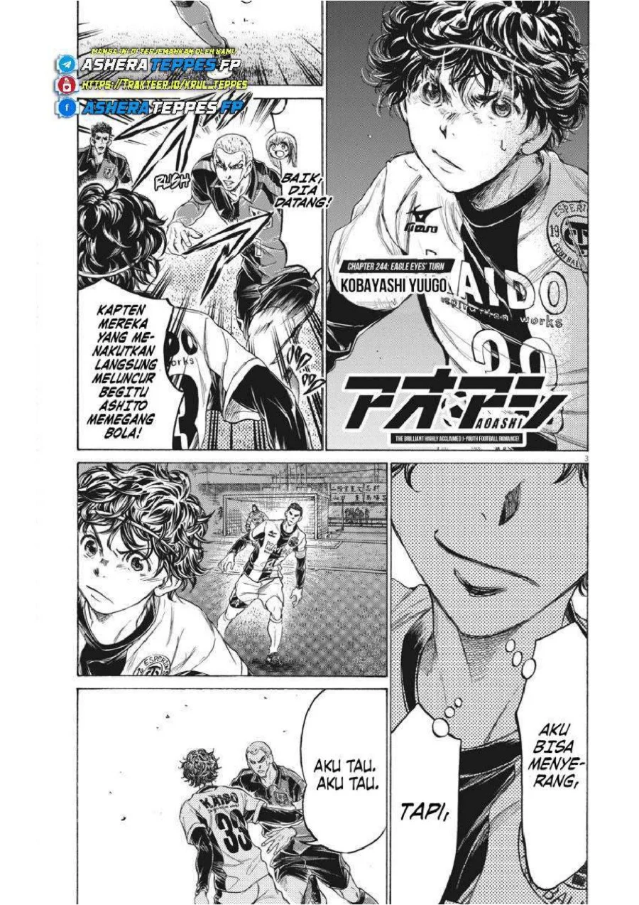 Ao Ashi — Chapter 244, halaman 4