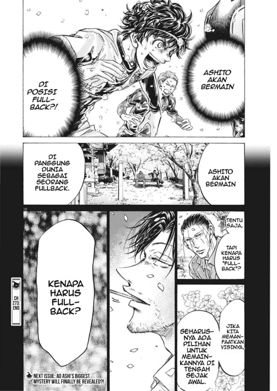 Ao Ashi — Chapter 273, halaman 19