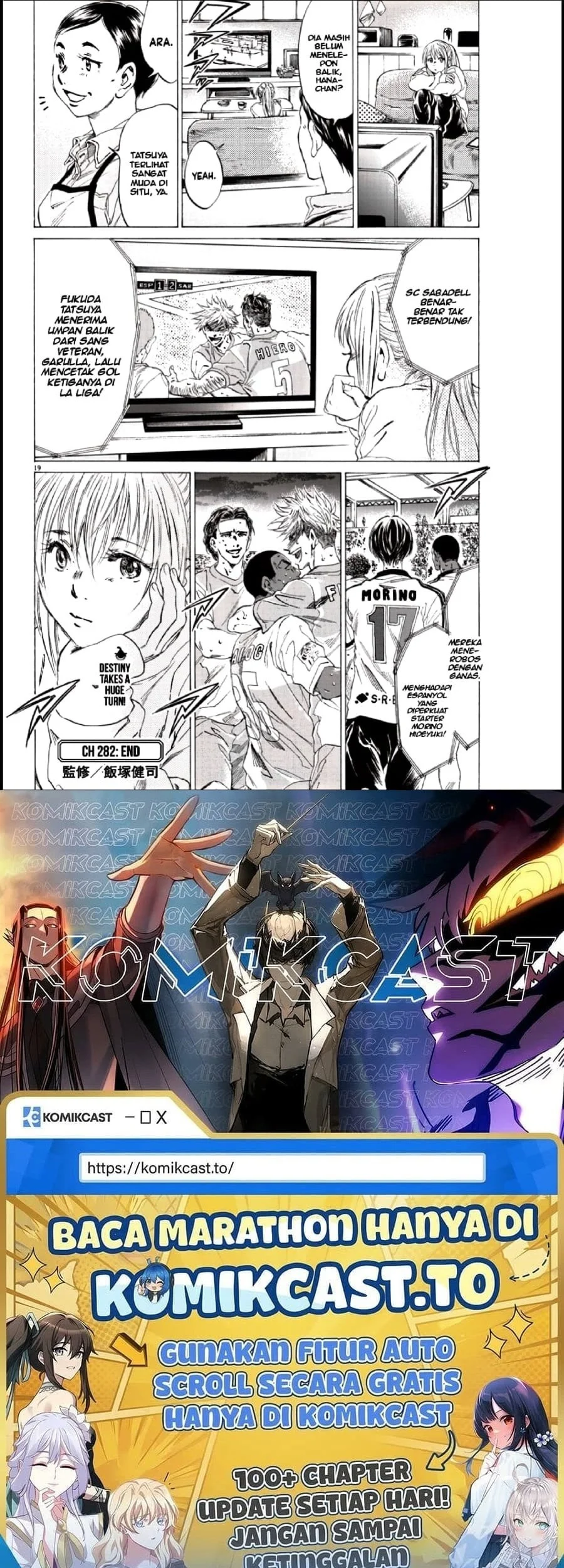 Ao Ashi — Chapter 282, halaman 18
