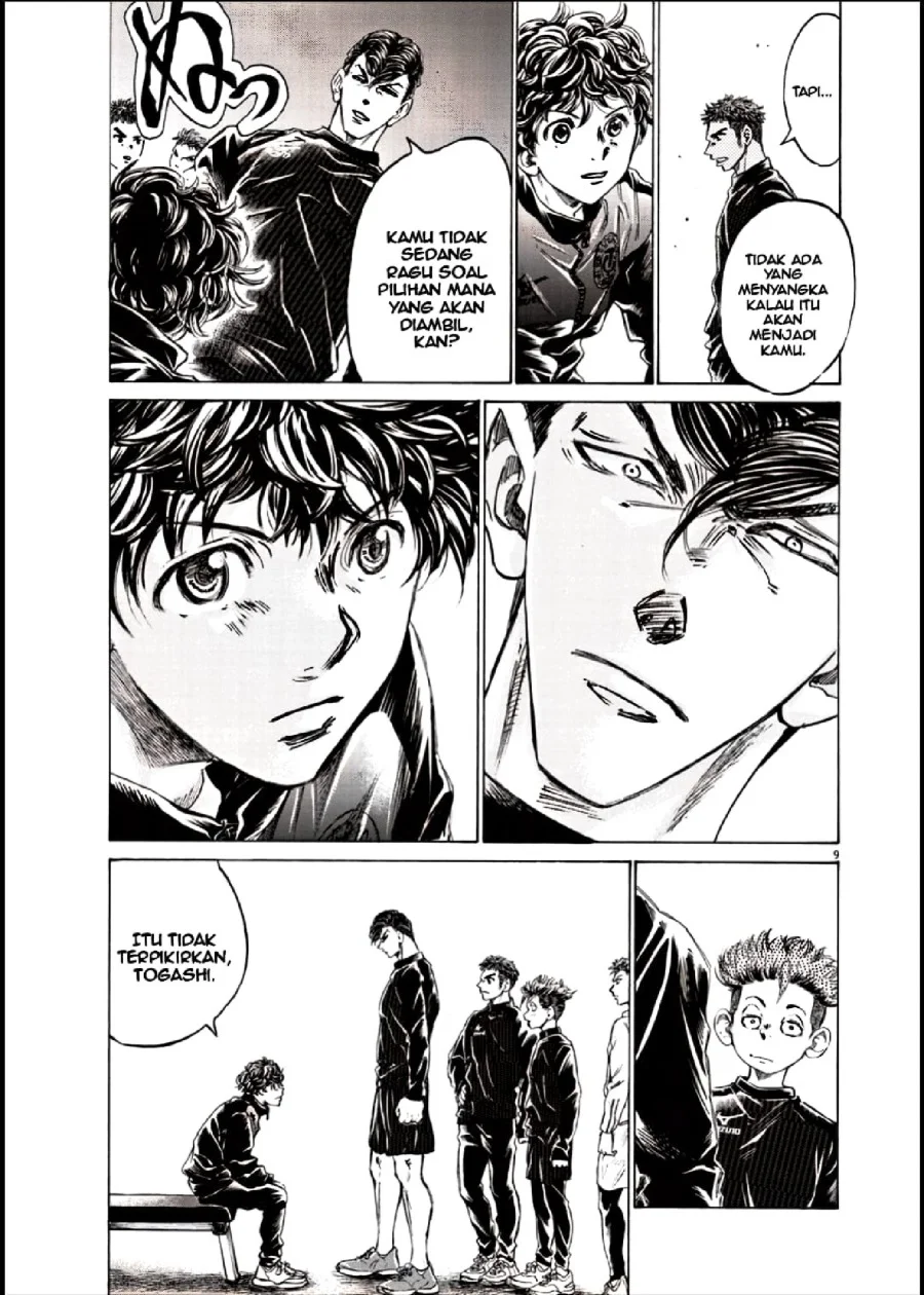 Ao Ashi — Chapter 283, halaman 9