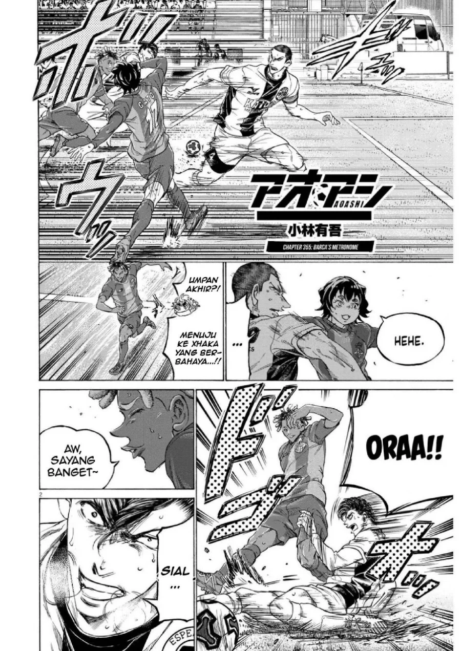 Ao Ashi — Chapter 355, halaman 3
