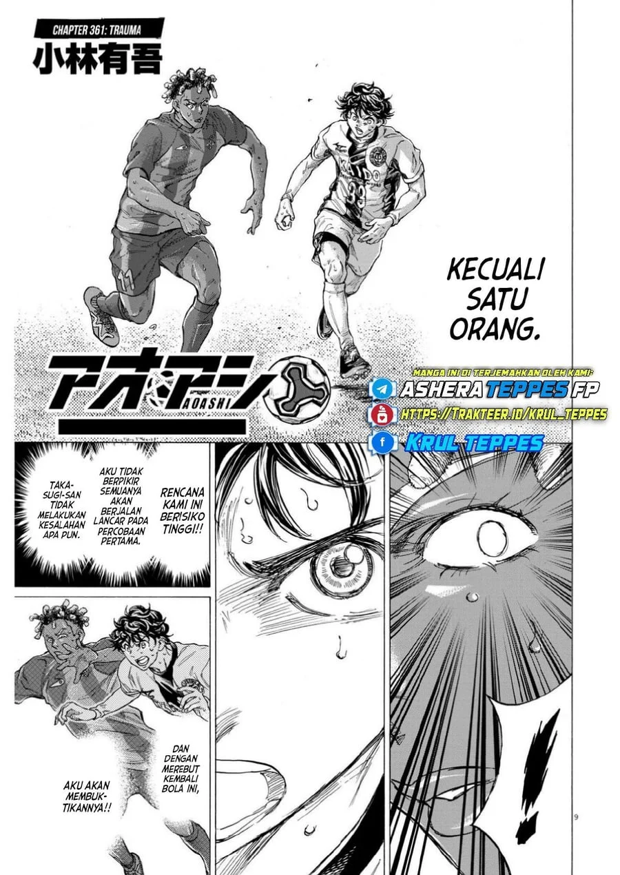 Ao Ashi — Chapter 361, halaman 10