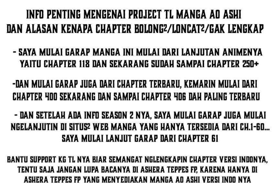 Ao Ashi — Chapter 62, halaman 24