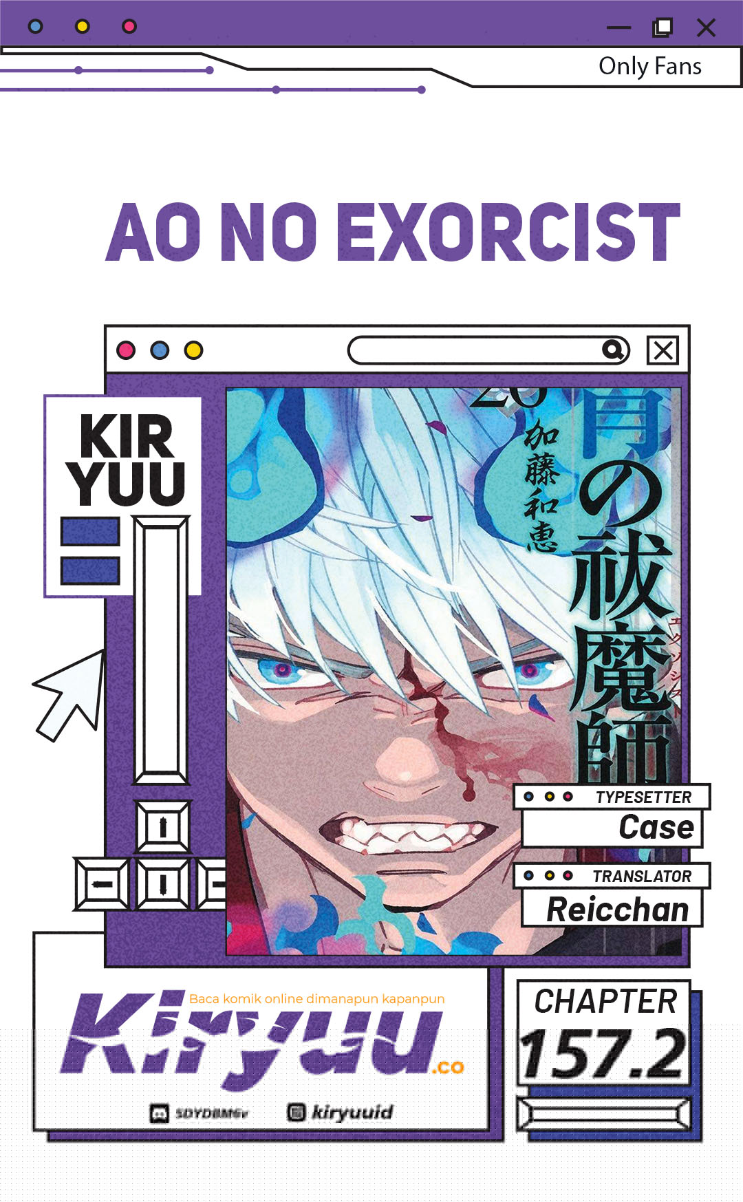 Ao no Exorcist — Chapter 157.2, halaman 1