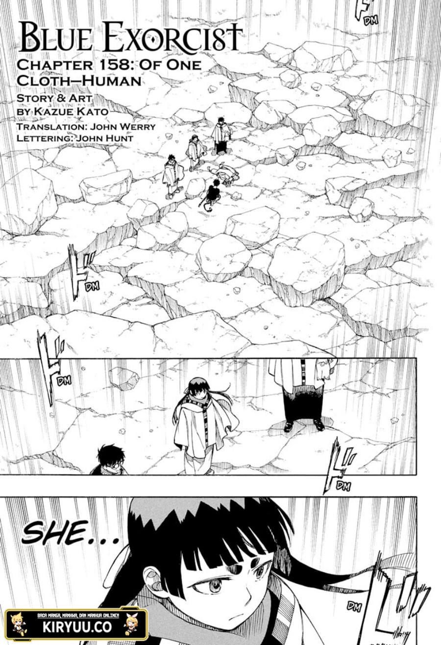 Ao no Exorcist — Chapter 158, halaman 2