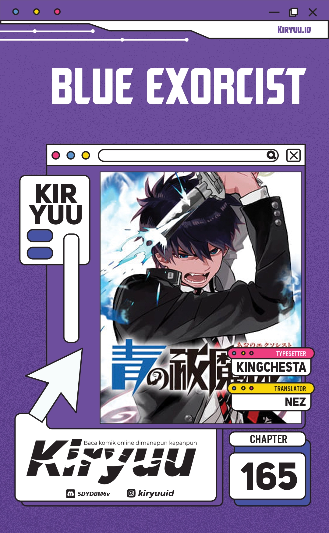 Ao no Exorcist — Chapter 165, halaman 1