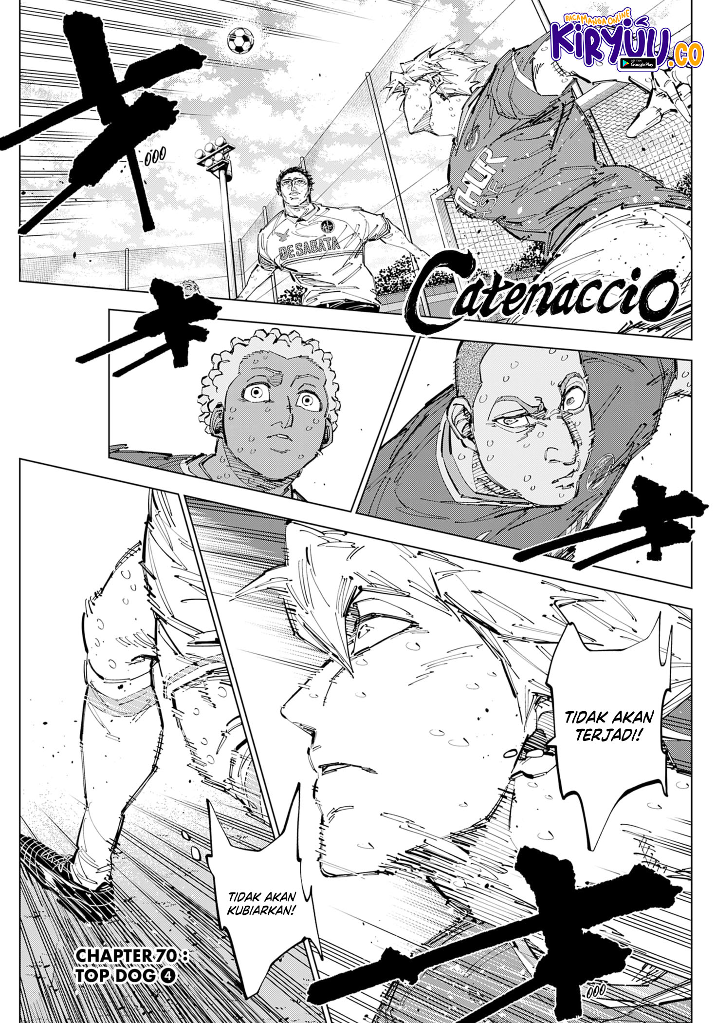 Catenaccio — Chapter 70, halaman 1