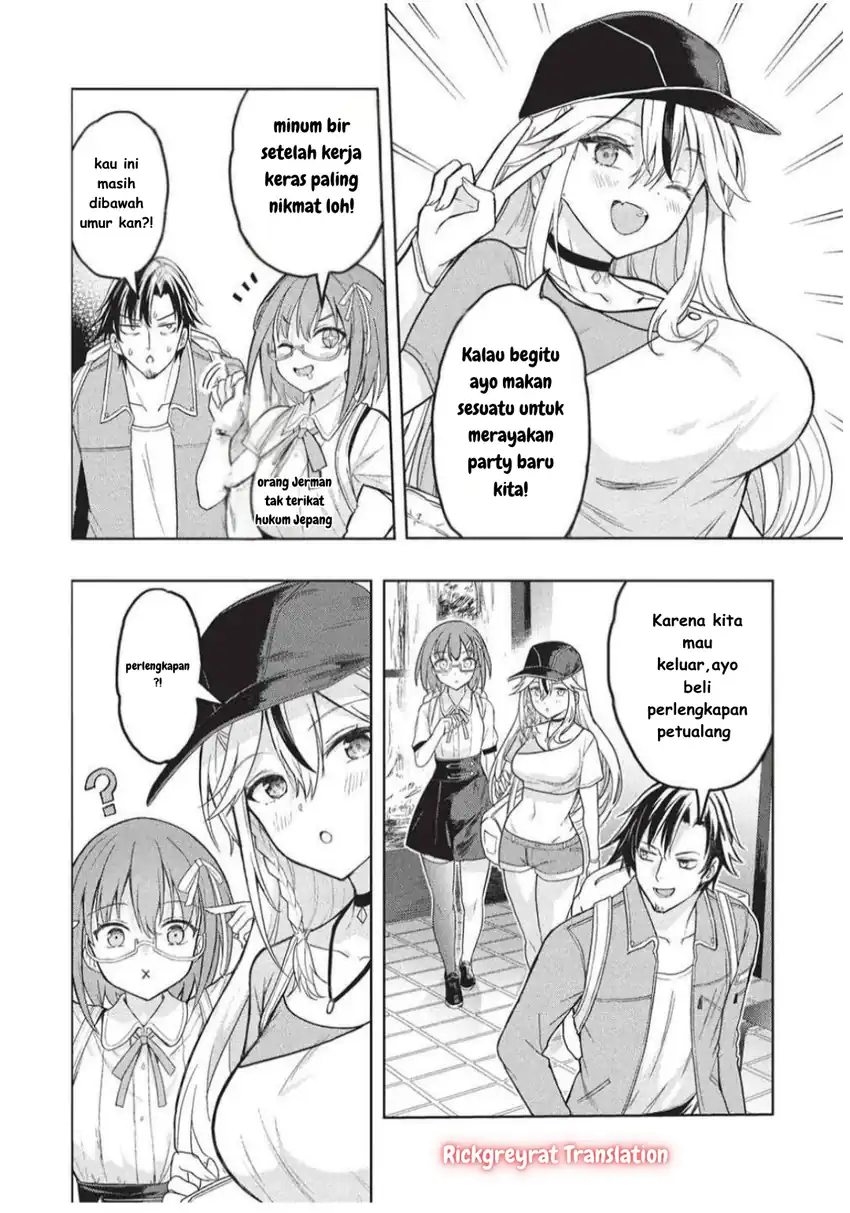 Gal to Dungeon to Shuukai Okure no Tansaku Eiyuutan ~Moto Legend Ima wa Wakeari tei Rank Tansakushana Ore ga, S-Kyuu Gal ni Natsukare Makutte Ikusei wo Makase Sareta~ — Chapter 4, halaman 11