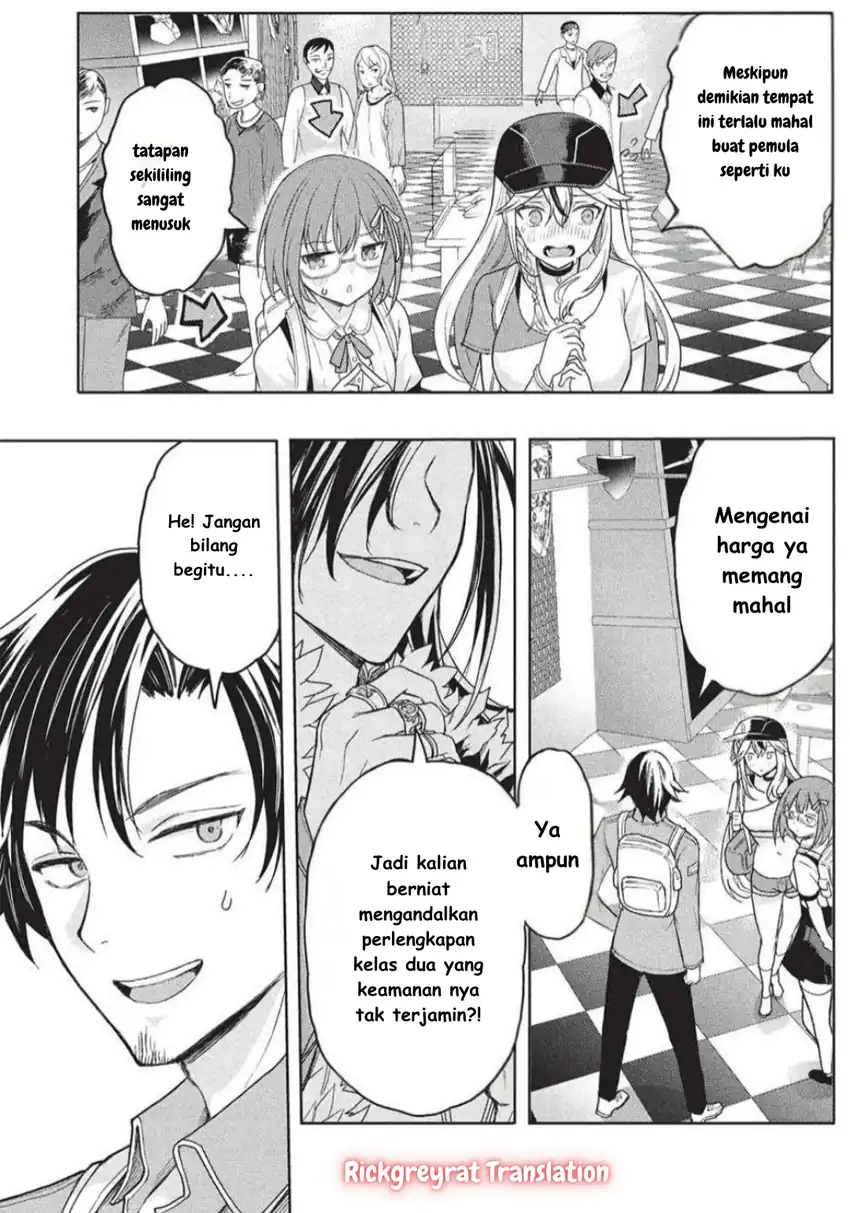 Gal to Dungeon to Shuukai Okure no Tansaku Eiyuutan ~Moto Legend Ima wa Wakeari tei Rank Tansakushana Ore ga, S-Kyuu Gal ni Natsukare Makutte Ikusei wo Makase Sareta~ — Chapter 4, halaman 14