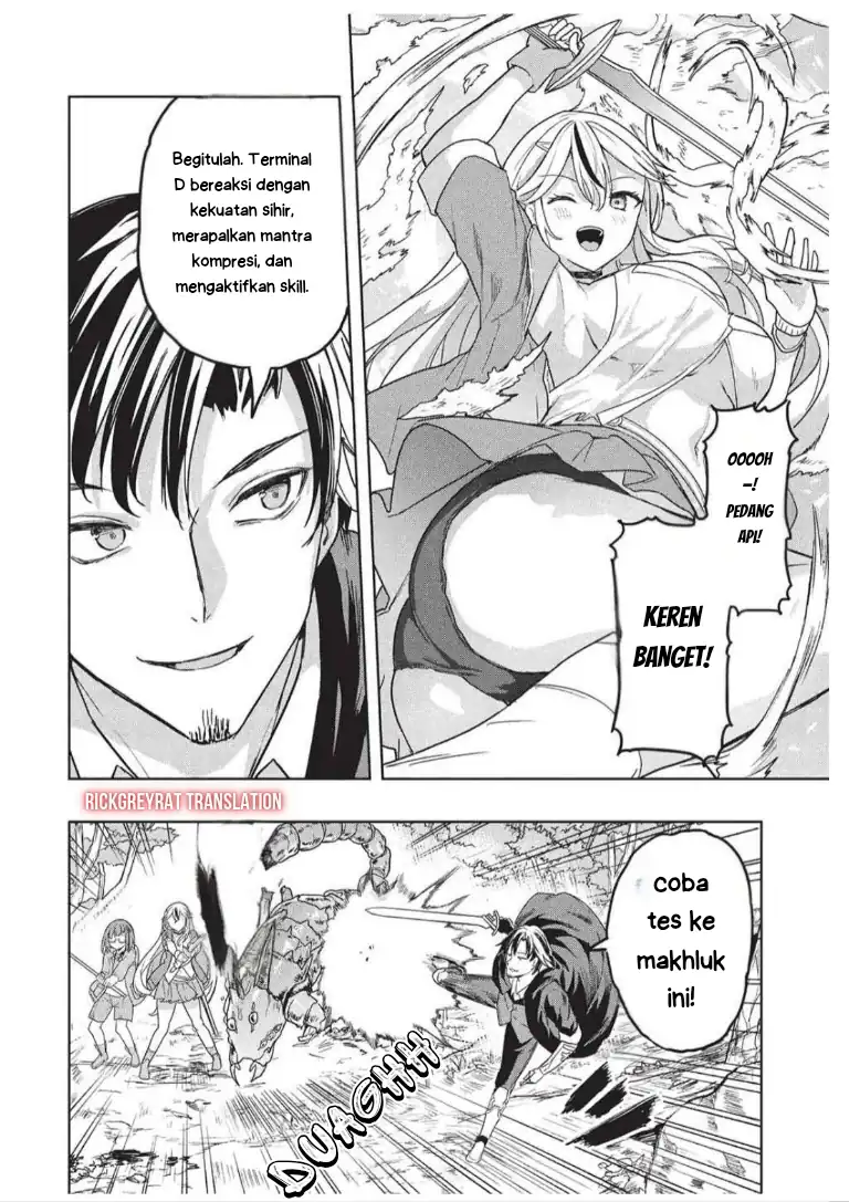 Gal to Dungeon to Shuukai Okure no Tansaku Eiyuutan ~Moto Legend Ima wa Wakeari tei Rank Tansakushana Ore ga, S-Kyuu Gal ni Natsukare Makutte Ikusei wo Makase Sareta~ — Chapter 6, halaman 10