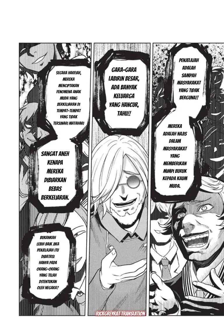 Gal to Dungeon to Shuukai Okure no Tansaku Eiyuutan ~Moto Legend Ima wa Wakeari tei Rank Tansakushana Ore ga, S-Kyuu Gal ni Natsukare Makutte Ikusei wo Makase Sareta~ — Chapter 7, halaman 19