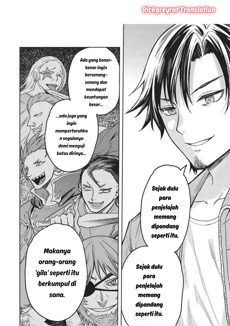 Gal to Dungeon to Shuukai Okure no Tansaku Eiyuutan ~Moto Legend Ima wa Wakeari tei Rank Tansakushana Ore ga, S-Kyuu Gal ni Natsukare Makutte Ikusei wo Makase Sareta~ — Chapter 7, halaman 23