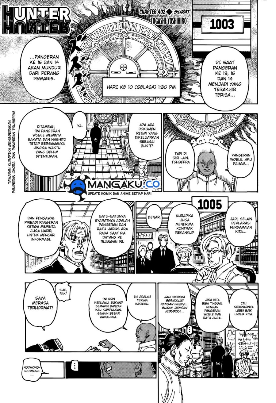 Hunter x Hunter — Chapter 402, halaman 2