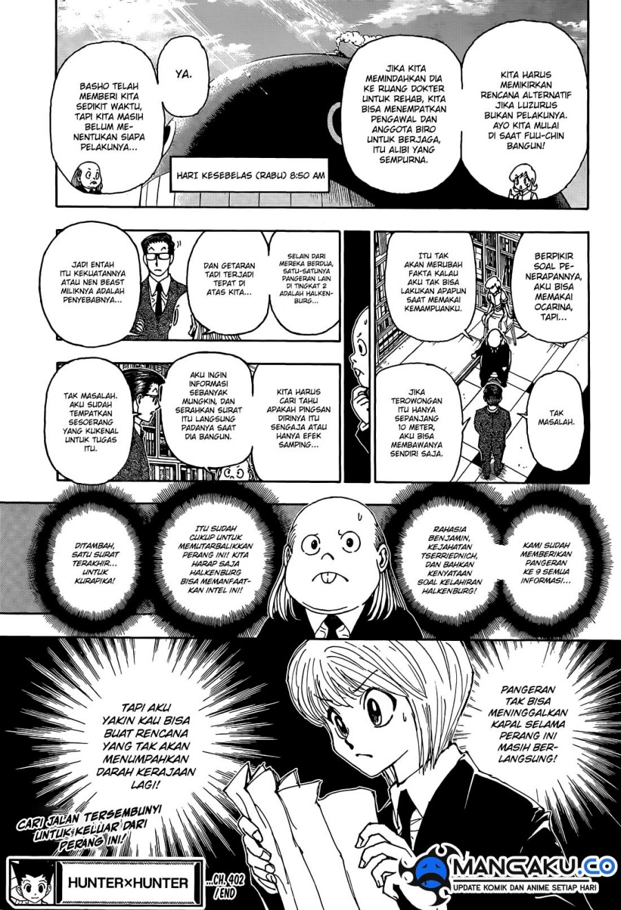 Hunter x Hunter — Chapter 402, halaman 20