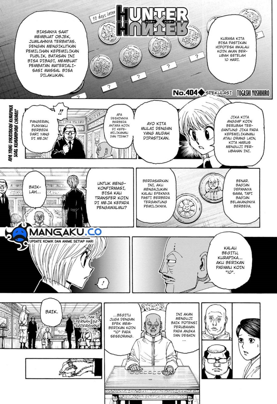 Hunter x Hunter — Chapter 404, halaman 2