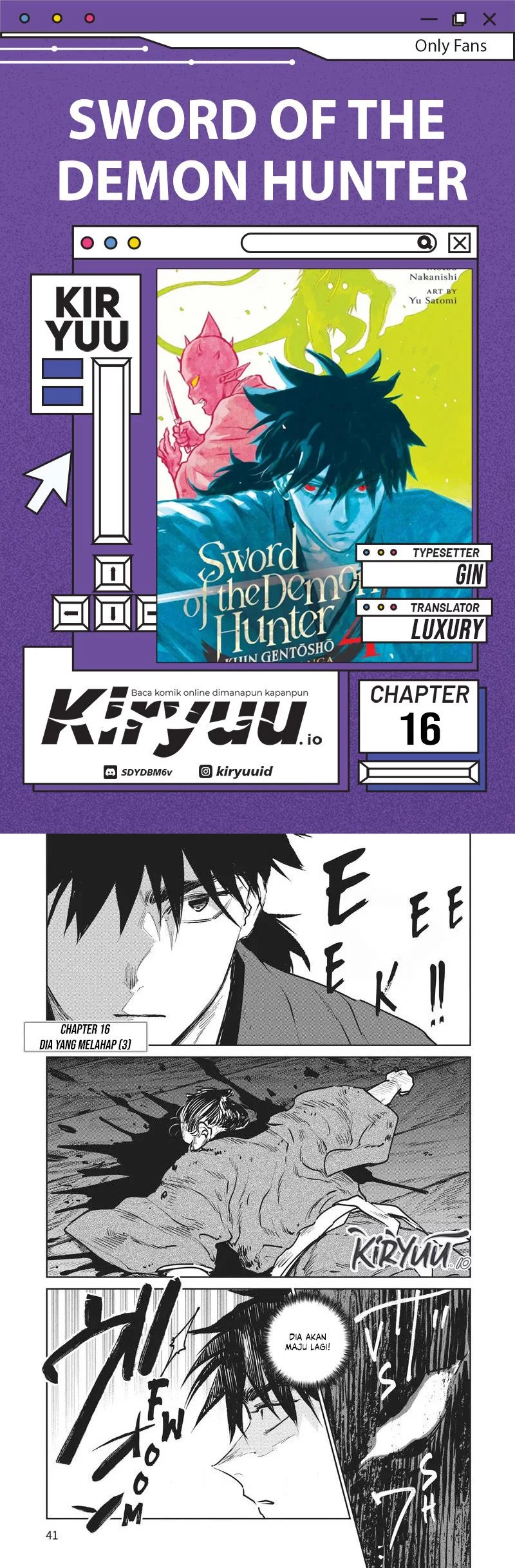 Kijin Gentoushou — Chapter 16, halaman 1