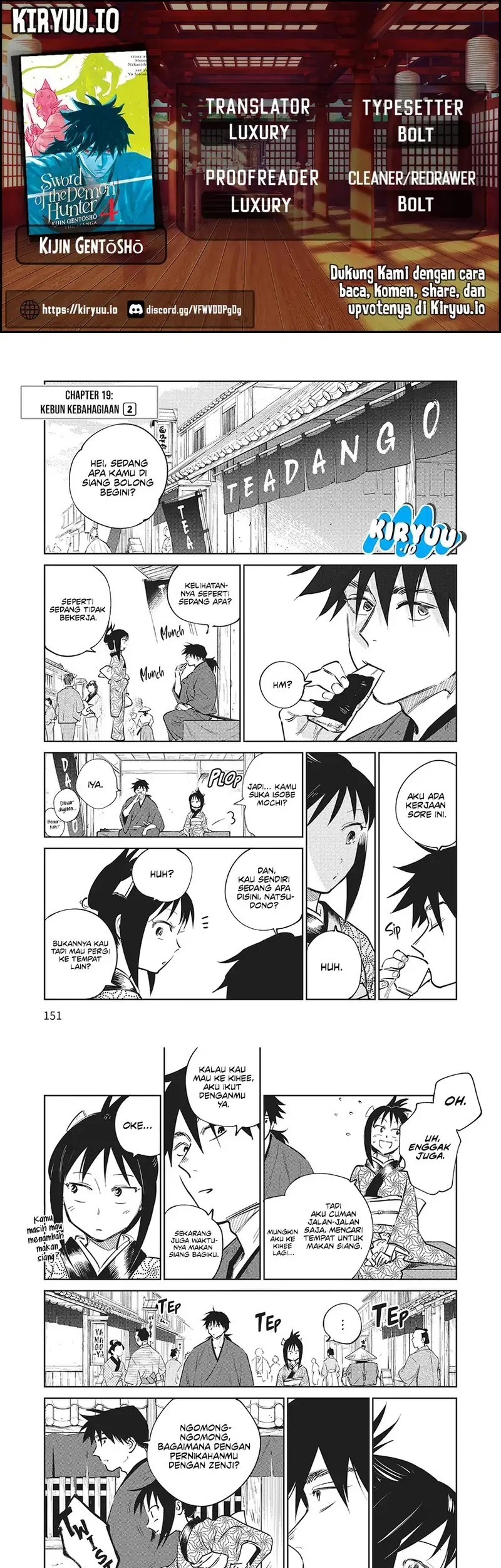 Kijin Gentoushou — Chapter 19, halaman 1