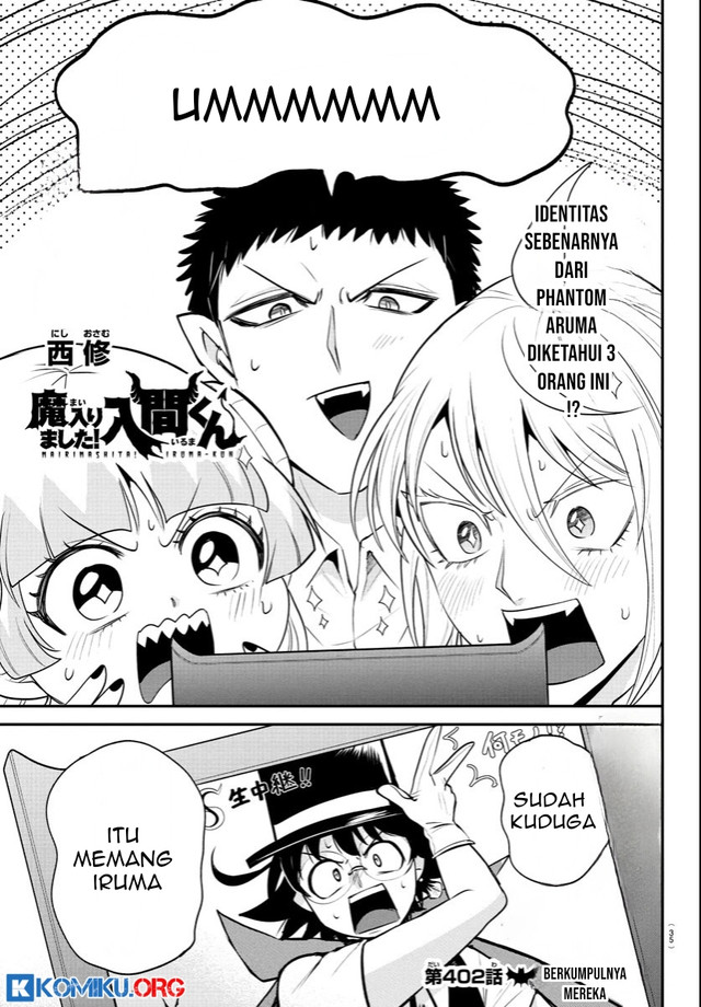 Mairimashita! Iruma-kun — Chapter 402, halaman 2