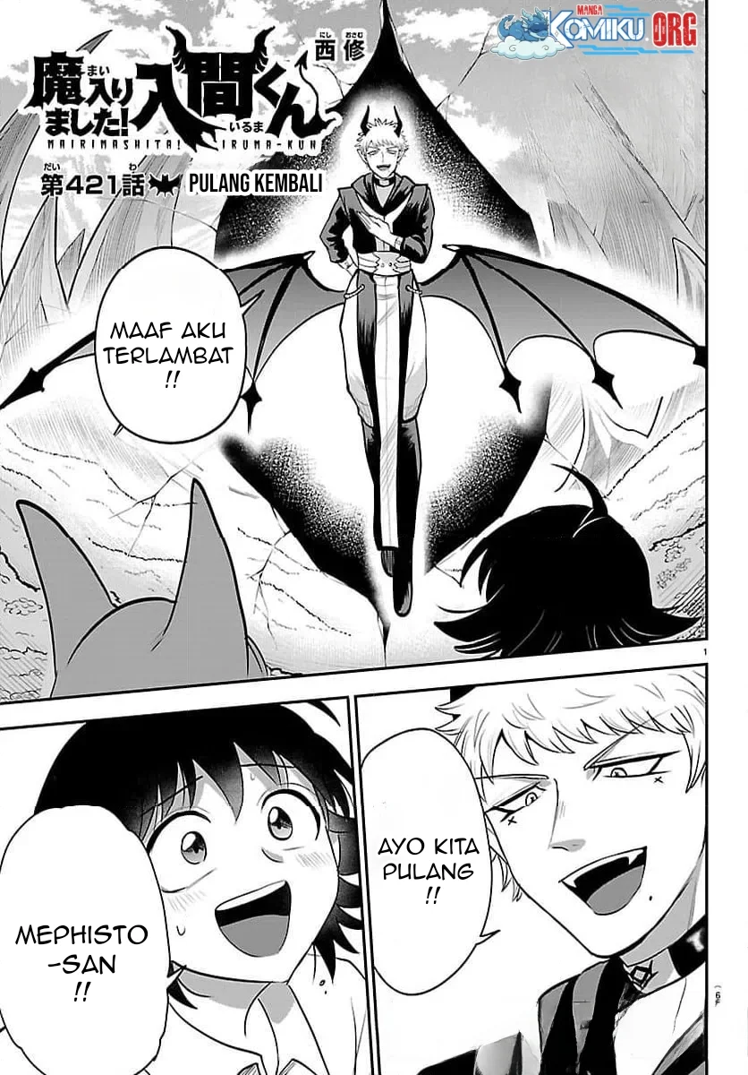 Mairimashita! Iruma-kun — Chapter 421, halaman 2