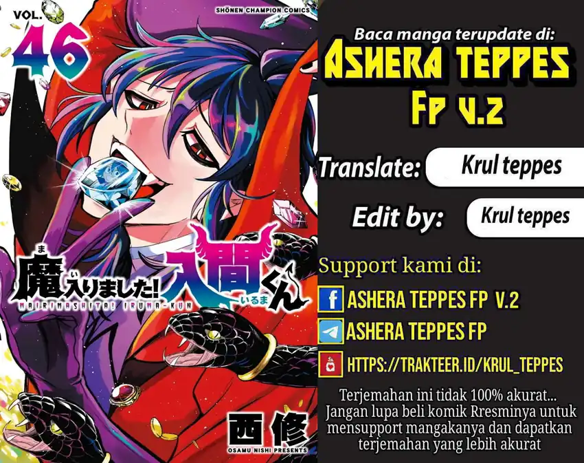 Mairimashita! Iruma-kun — Chapter 430, halaman 1