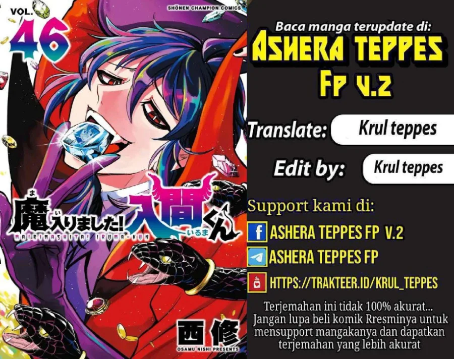 Mairimashita! Iruma-kun — Chapter 438, halaman 1