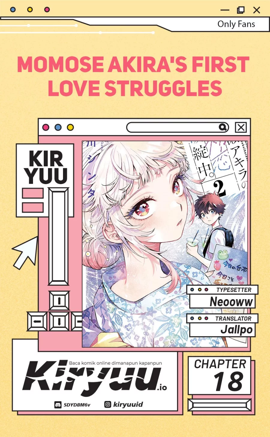 Momose Akira no Hatsukoi Hatan-chuu. — Chapter 18, halaman 1