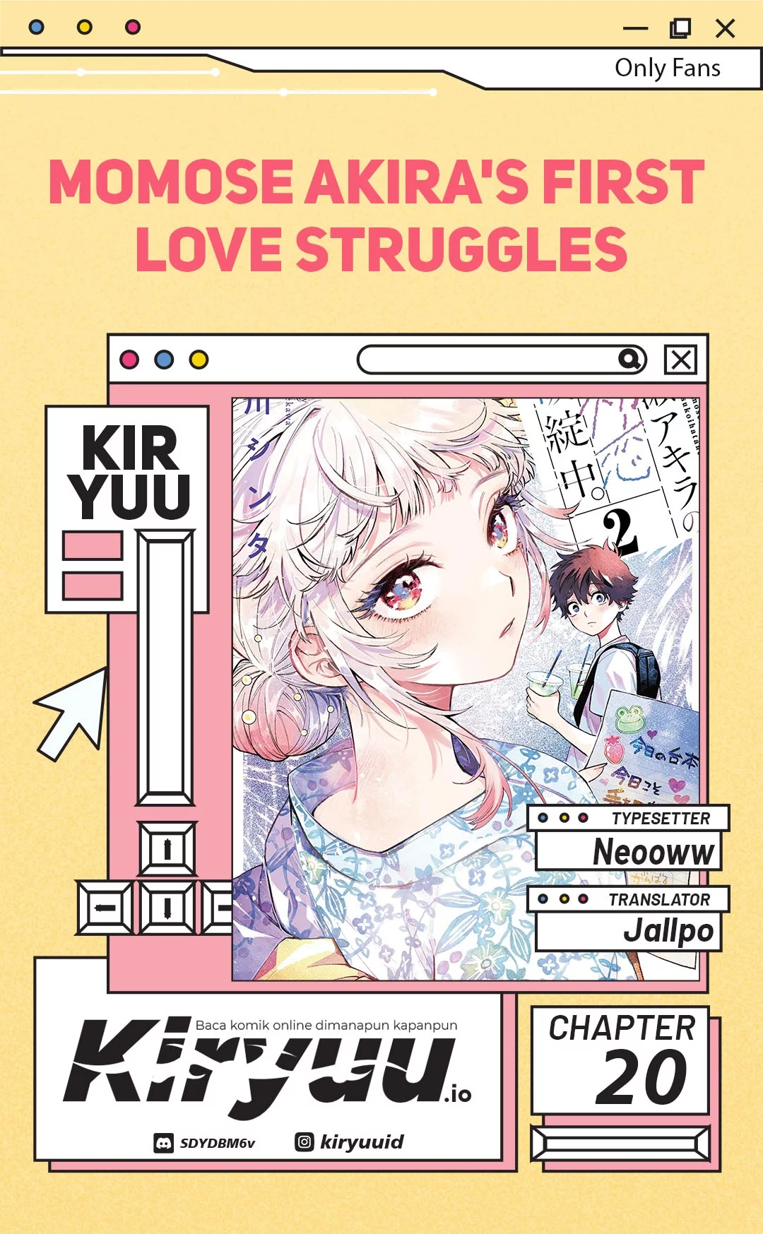 Momose Akira no Hatsukoi Hatan-chuu. — Chapter 20, halaman 1