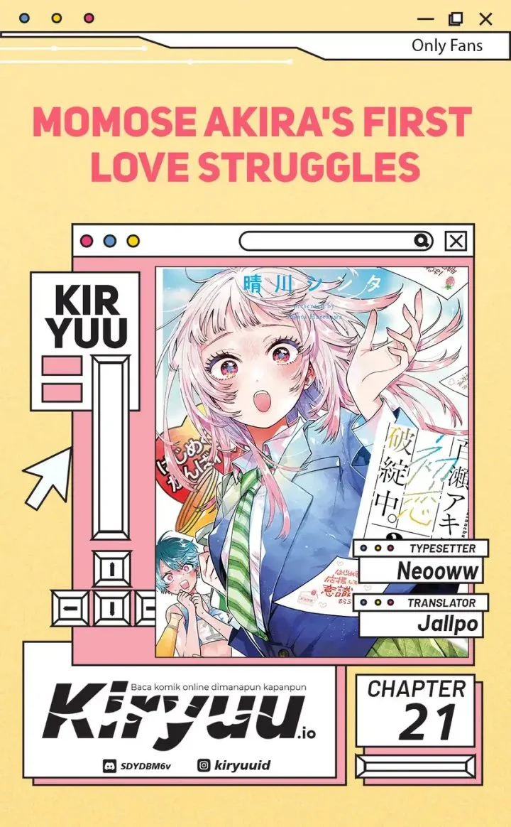 Momose Akira no Hatsukoi Hatan-chuu. — Chapter 21, halaman 1