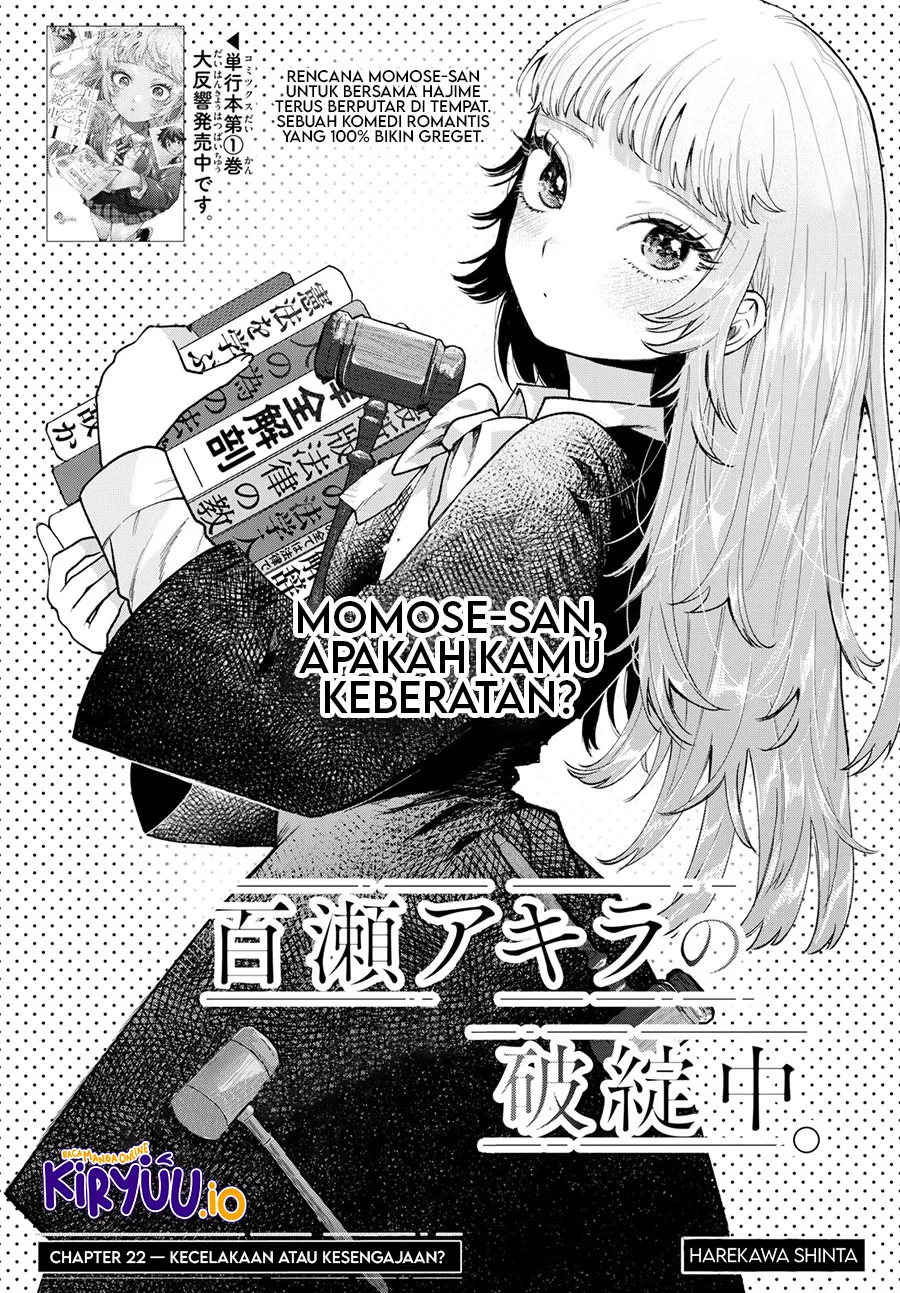 Momose Akira no Hatsukoi Hatan-chuu. — Chapter 22, halaman 2