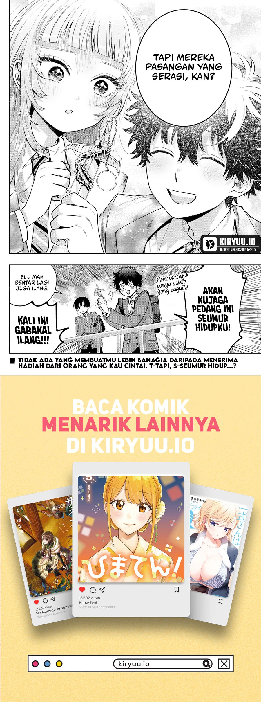 Momose Akira no Hatsukoi Hatan-chuu. — Chapter 23, halaman 19