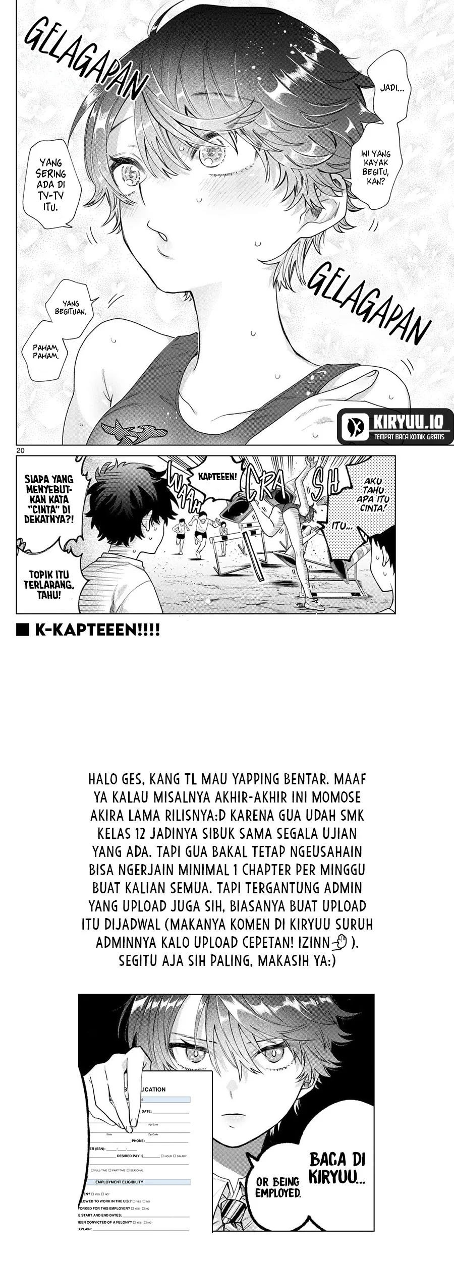 Momose Akira no Hatsukoi Hatan-chuu. — Chapter 25, halaman 21