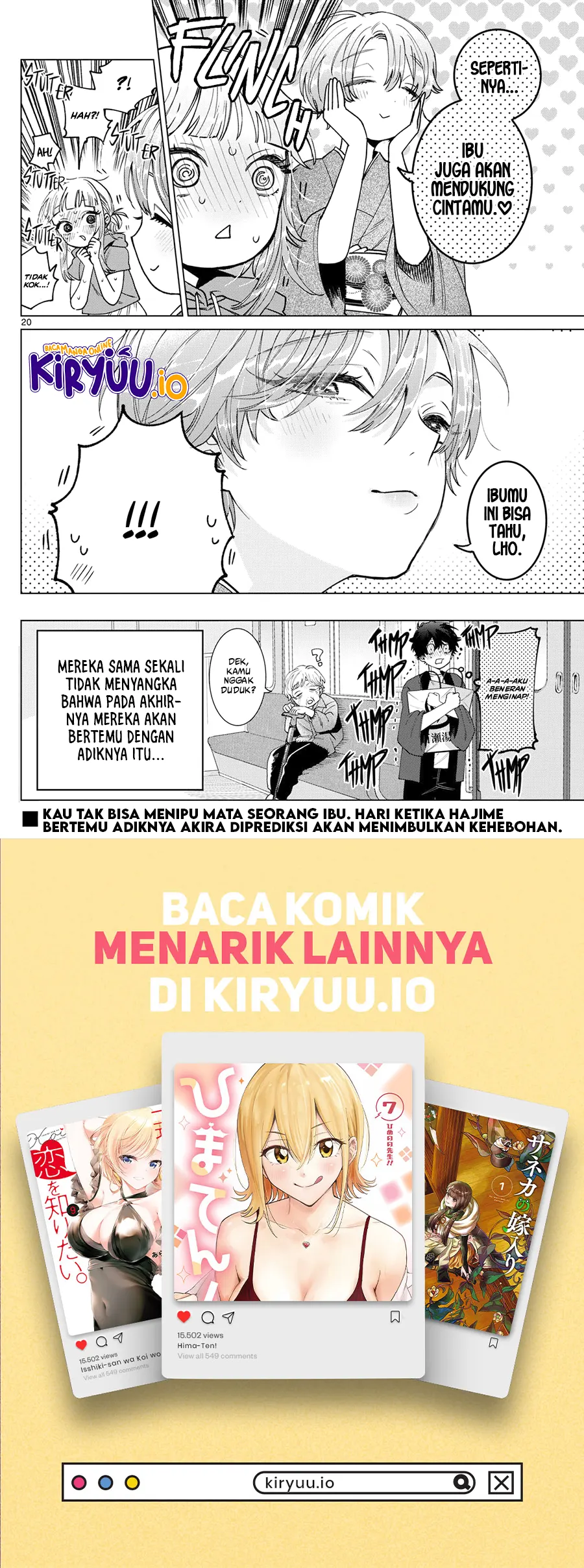 Momose Akira no Hatsukoi Hatan-chuu. — Chapter 31, halaman 21