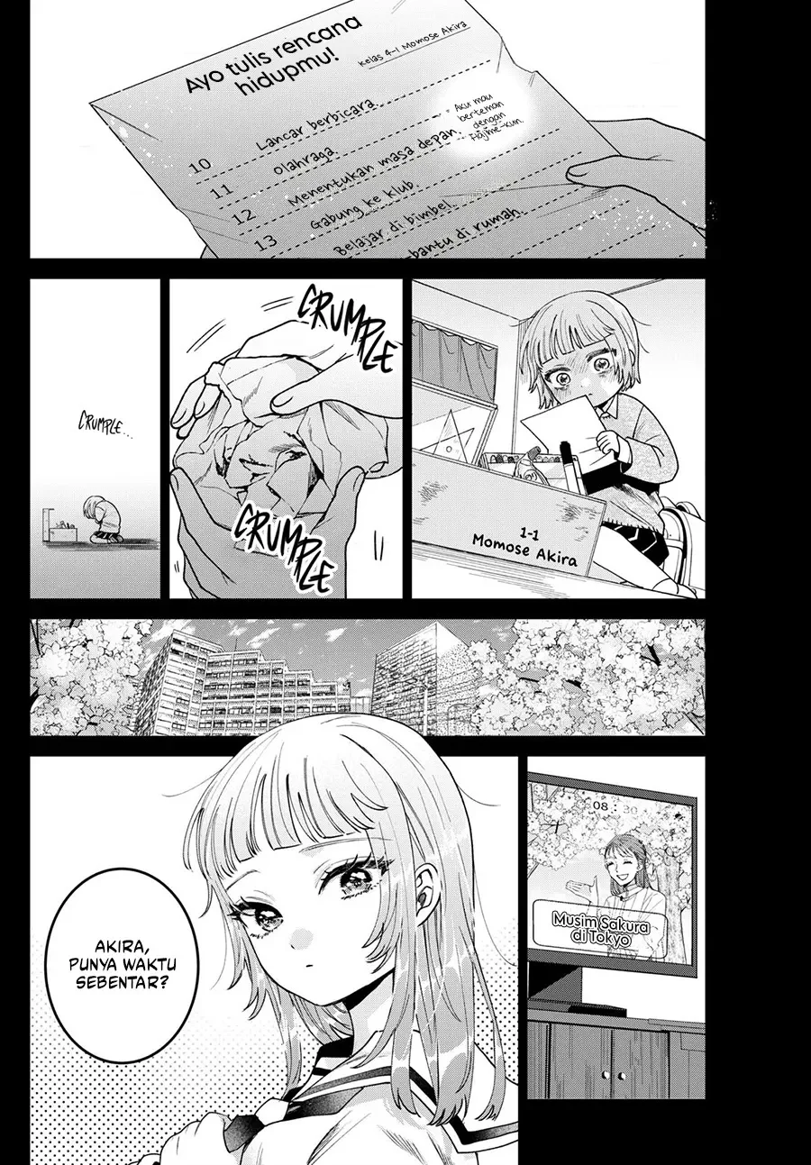 Momose Akira no Hatsukoi Hatan-chuu. — Chapter 32, halaman 14