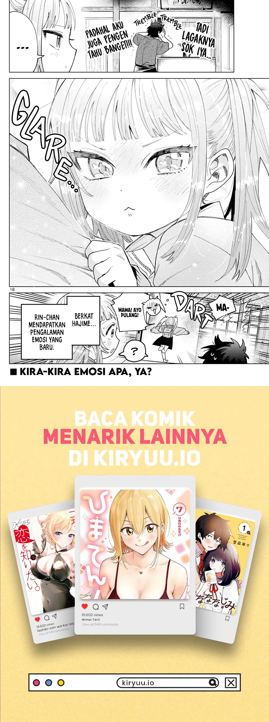 Momose Akira no Hatsukoi Hatan-chuu. — Chapter 34, halaman 19