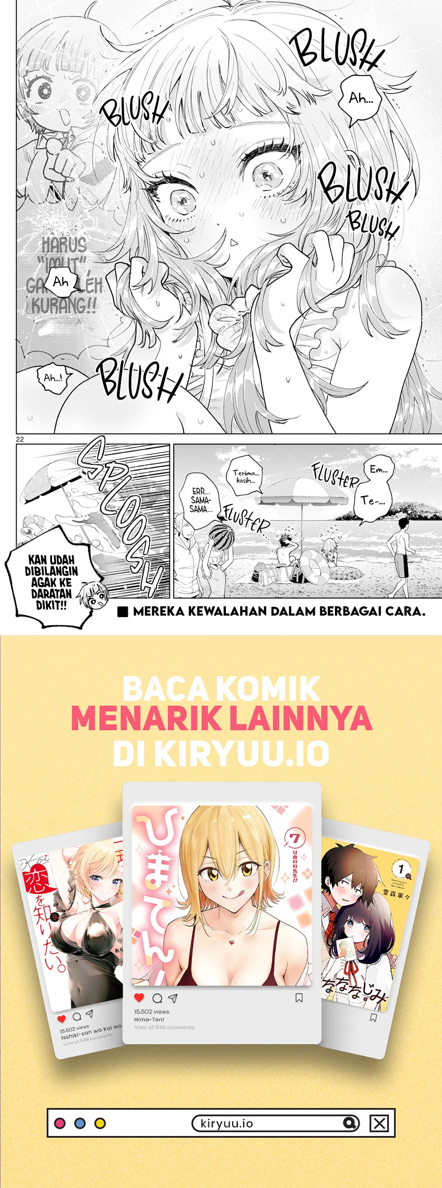 Momose Akira no Hatsukoi Hatan-chuu. — Chapter 37, halaman 23