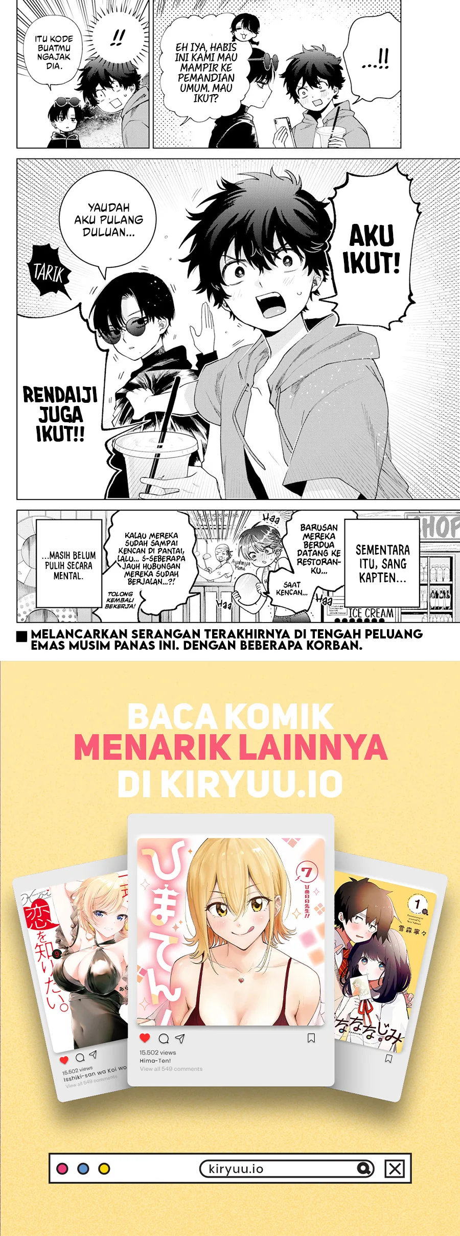 Momose Akira no Hatsukoi Hatan-chuu. — Chapter 38, halaman 21