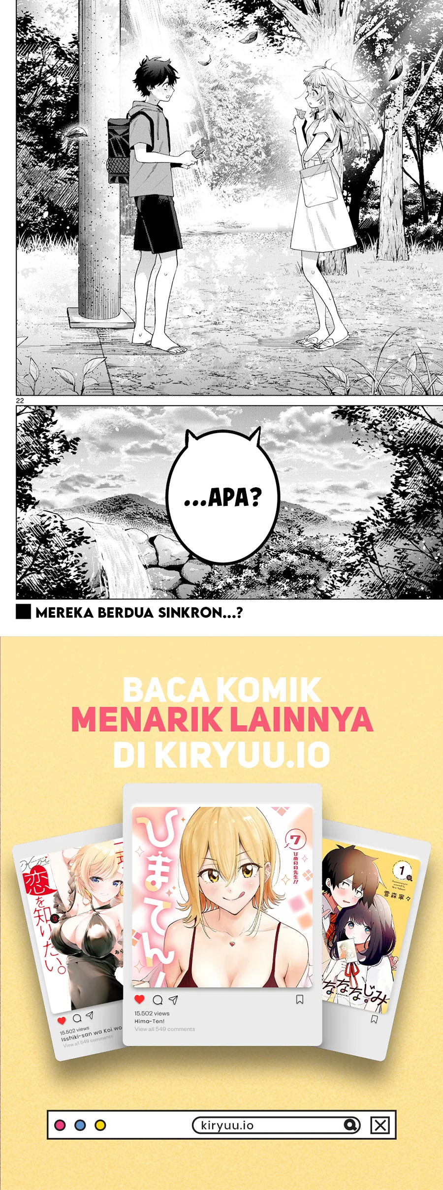 Momose Akira no Hatsukoi Hatan-chuu. — Chapter 39, halaman 23