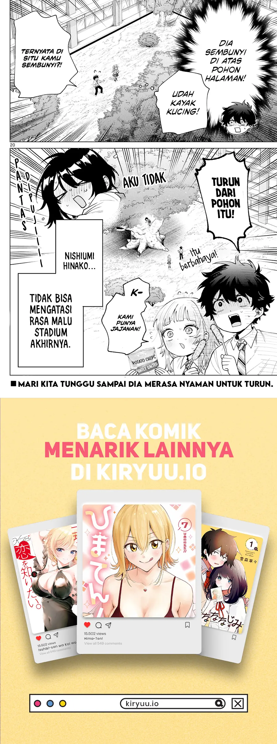 Momose Akira no Hatsukoi Hatan-chuu. — Chapter 41, halaman 21