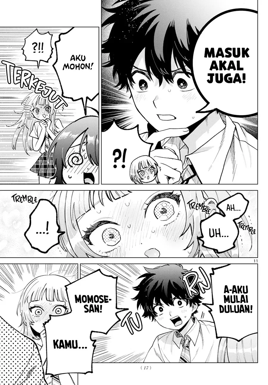 Momose Akira no Hatsukoi Hatan-chuu. — Chapter 42, halaman 12