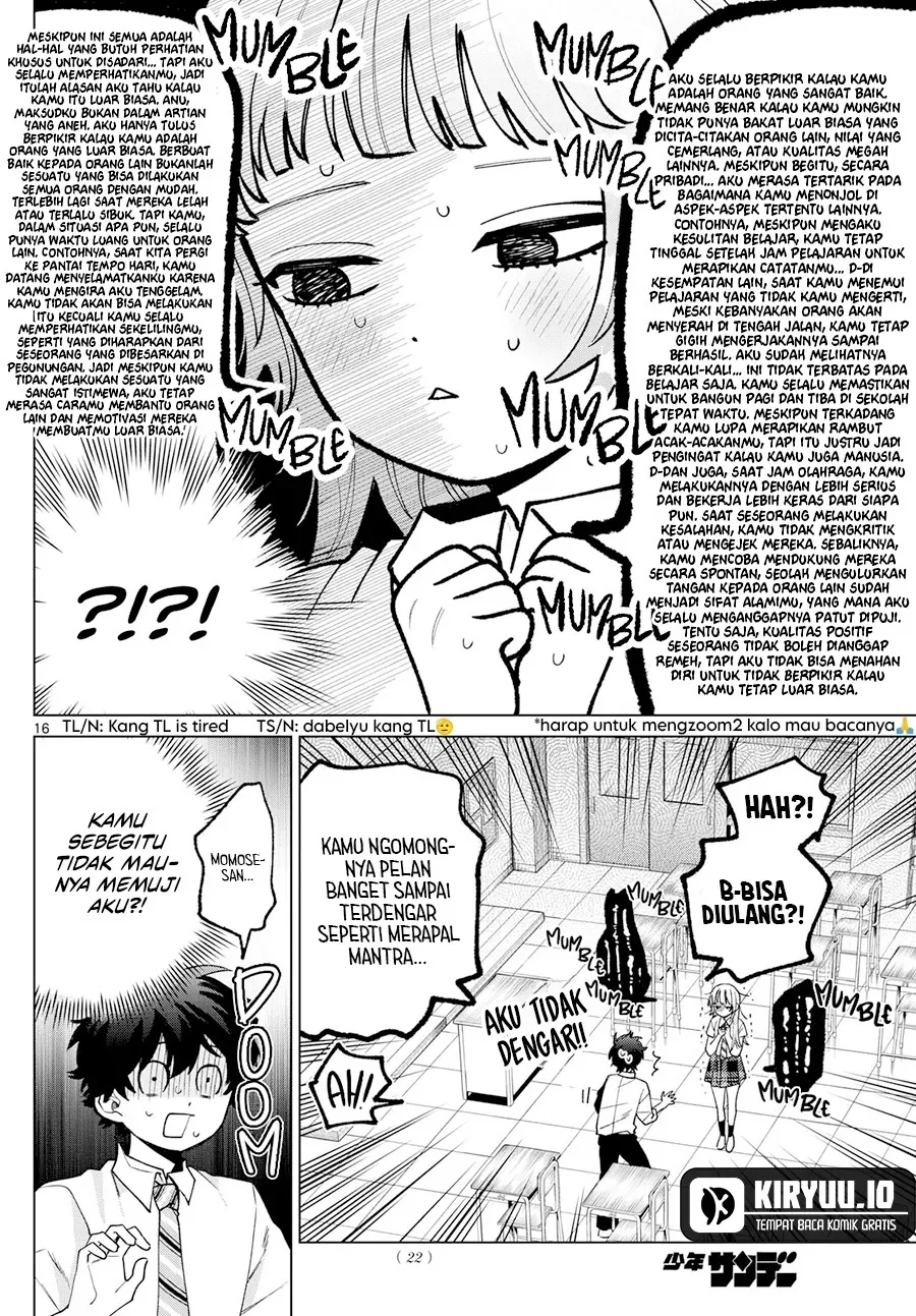 Momose Akira no Hatsukoi Hatan-chuu. — Chapter 42, halaman 17