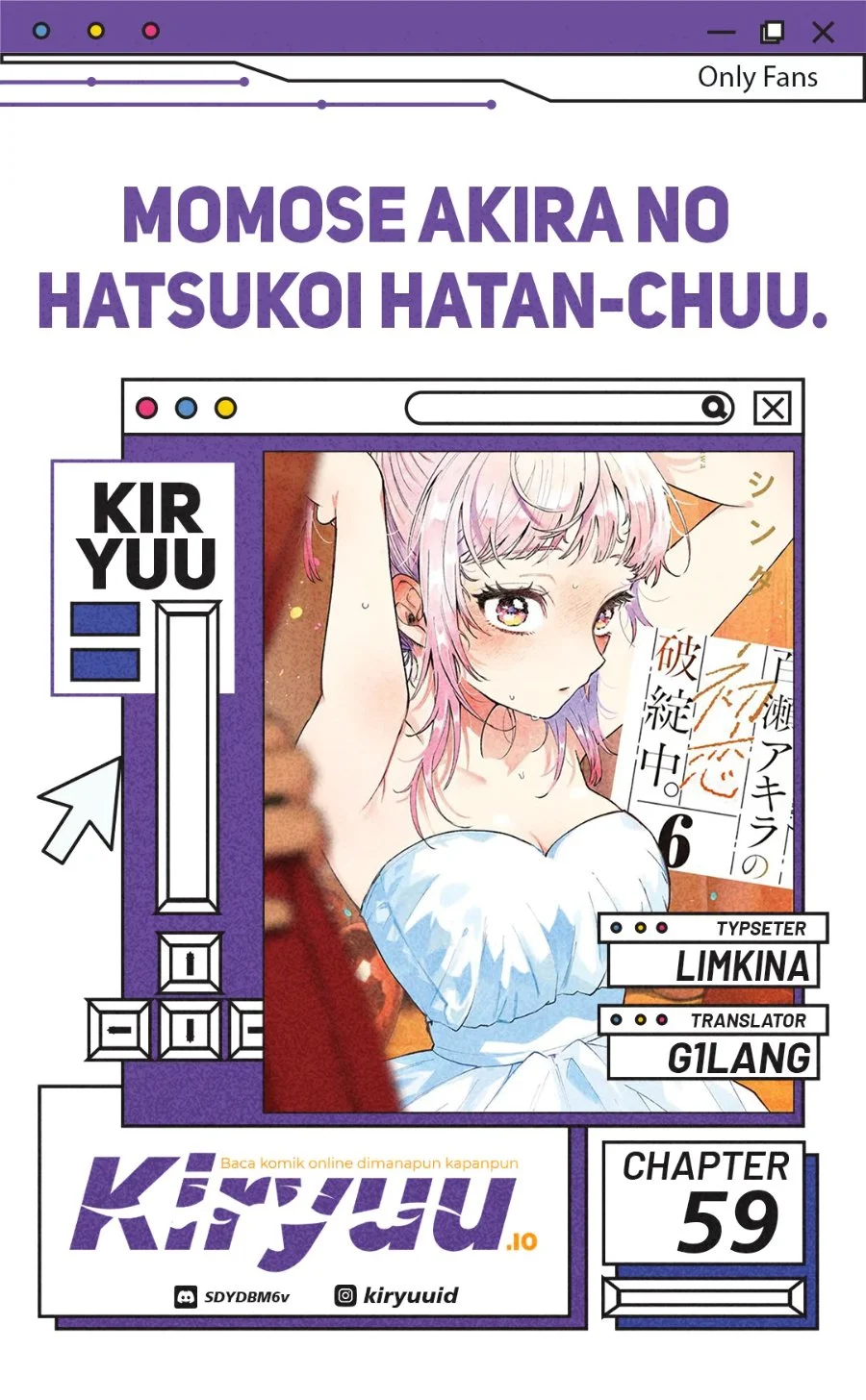 Momose Akira no Hatsukoi Hatan-chuu. — Chapter 59, halaman 1