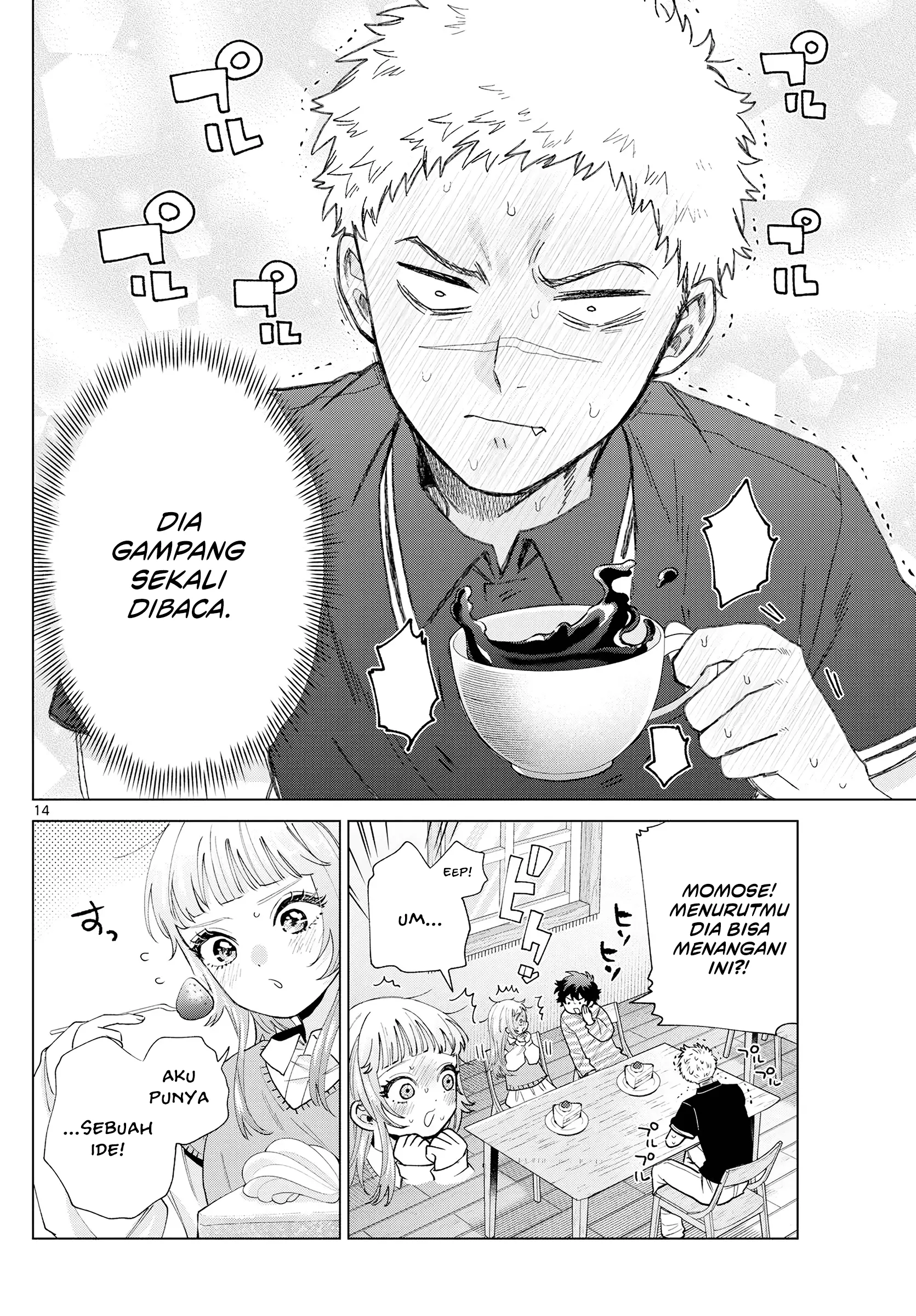 Momose Akira no Hatsukoi Hatan-chuu. — Chapter 62, halaman 15