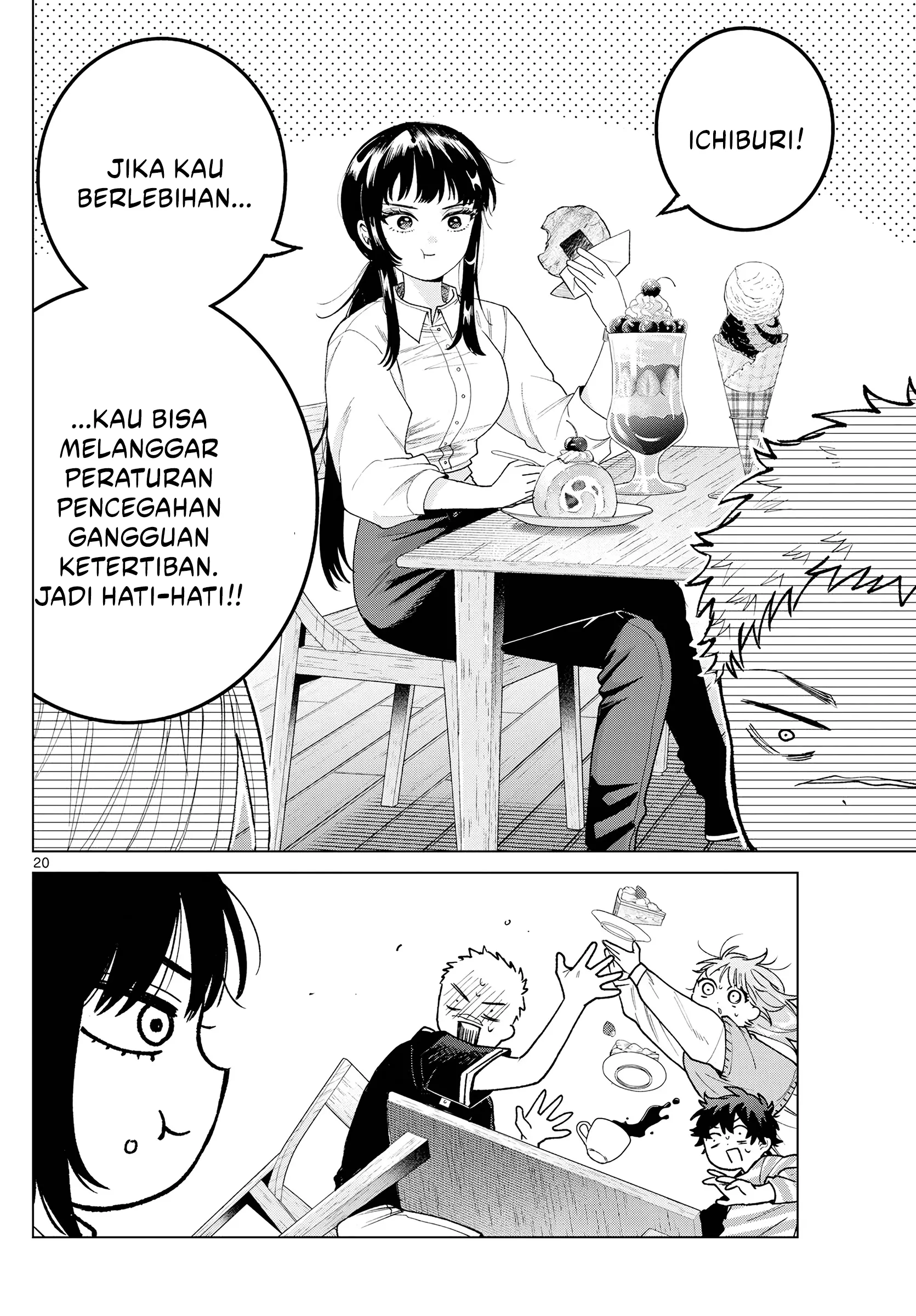 Momose Akira no Hatsukoi Hatan-chuu. — Chapter 62, halaman 21