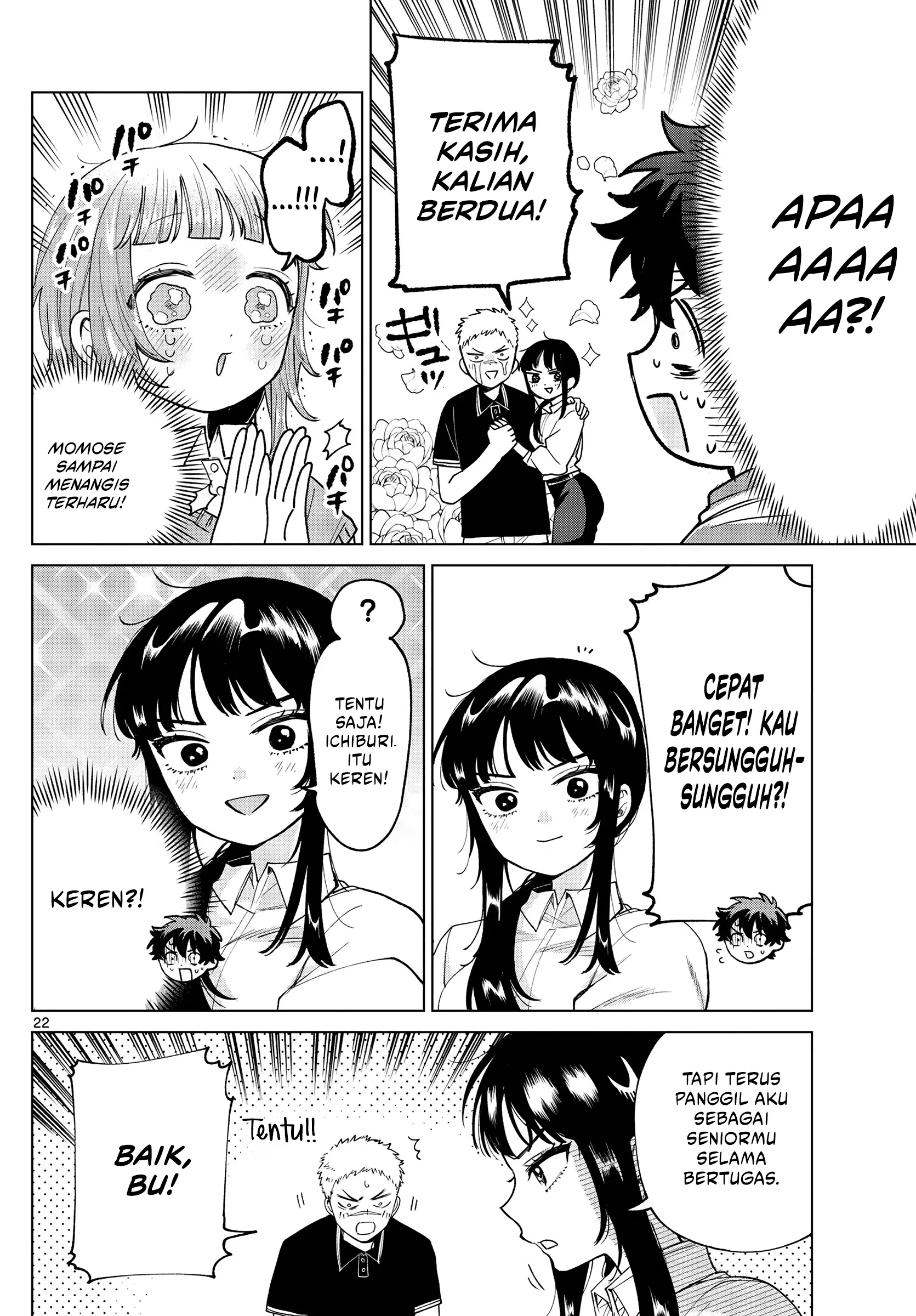 Momose Akira no Hatsukoi Hatan-chuu. — Chapter 63, halaman 23