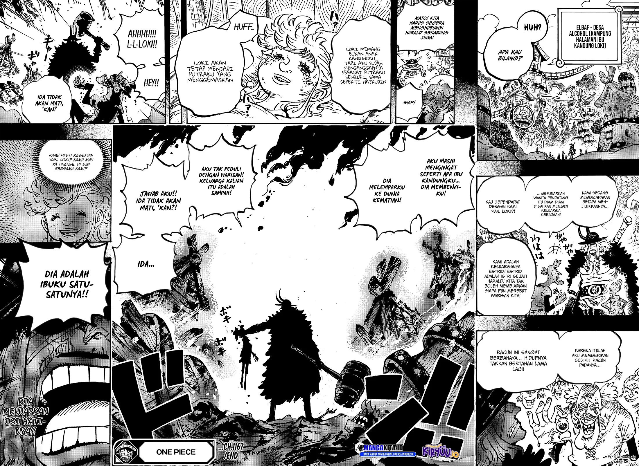 One Piece — Chapter 1167, halaman 17