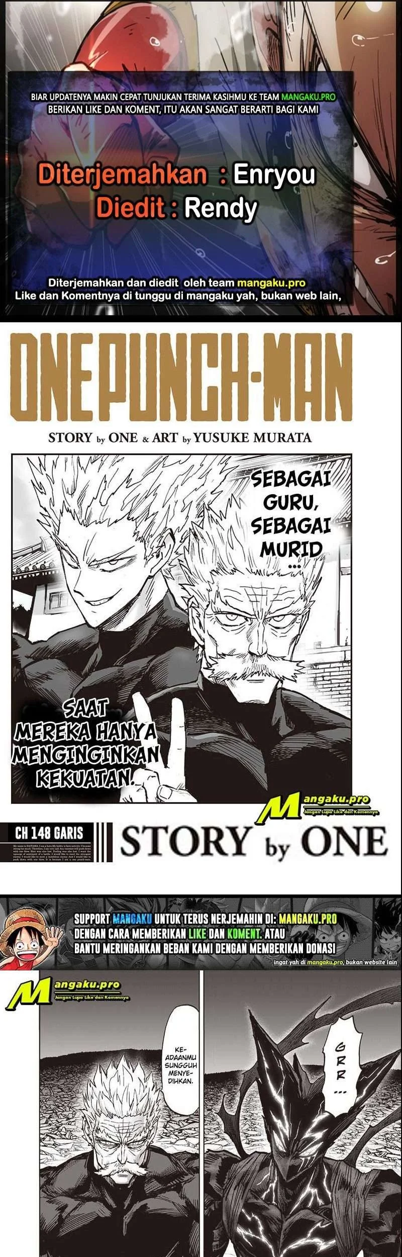 One Punch Man — Chapter 196, halaman 1