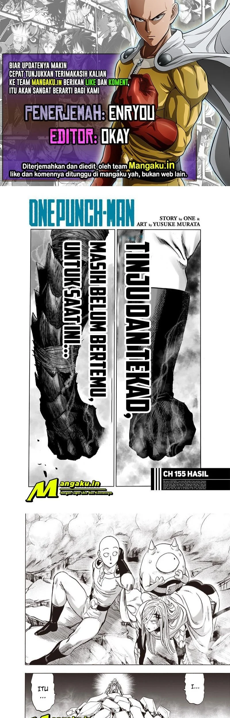 One Punch Man — Chapter 203.1, halaman 1